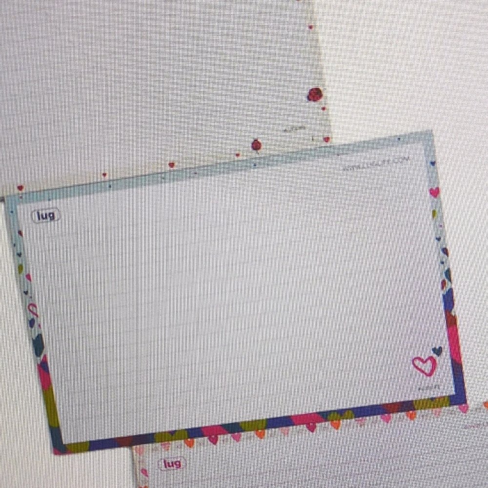 Lug Doodle Notepad 3pk - 8.5" X 5.5" - Love Collection - New-Open Pkg - Picture 11 of 12